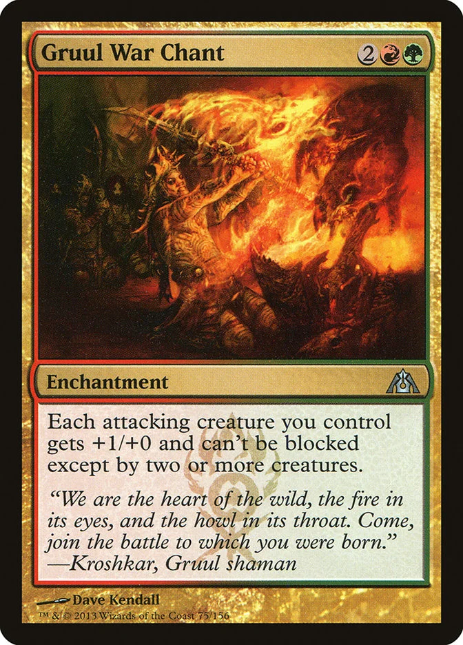 Gruul War Chant (Dragon's Maze) - Magic: The Gathering in TCG Land México