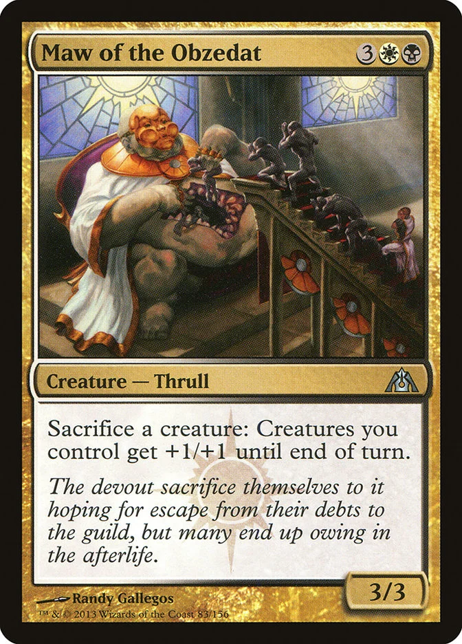 Maw of the Obzedat (Dragon's Maze) - Magic: The Gathering in TCG Land