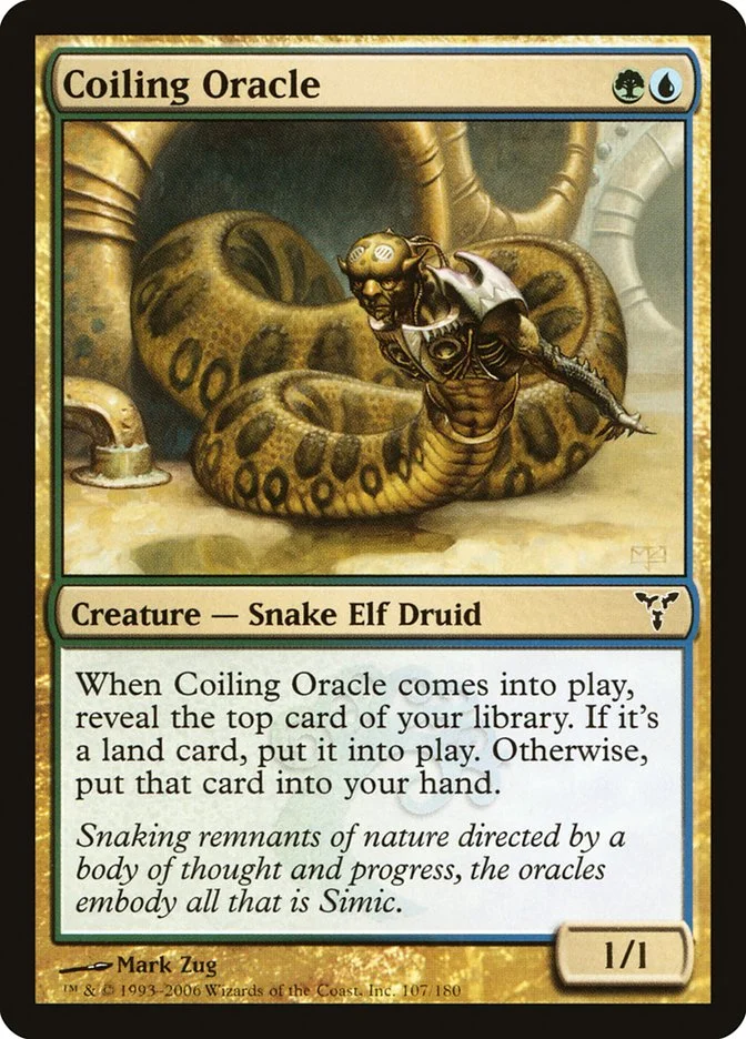 Coiling Oracle (Dissension) - Magic: The Gathering in TCG Land