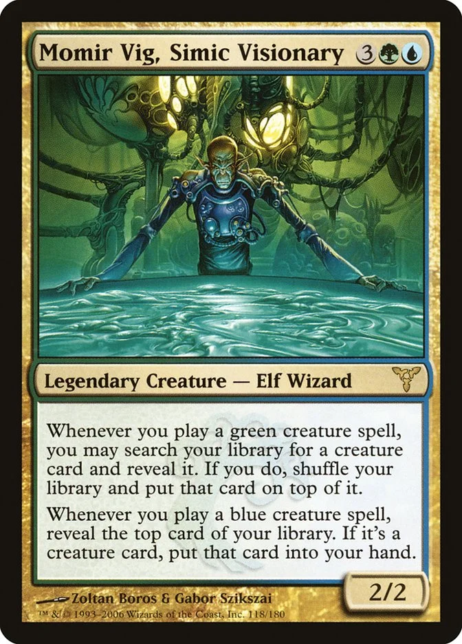 Momir Vig, Simic Visionary (Dissension) - Magic: The Gathering in TCG Land