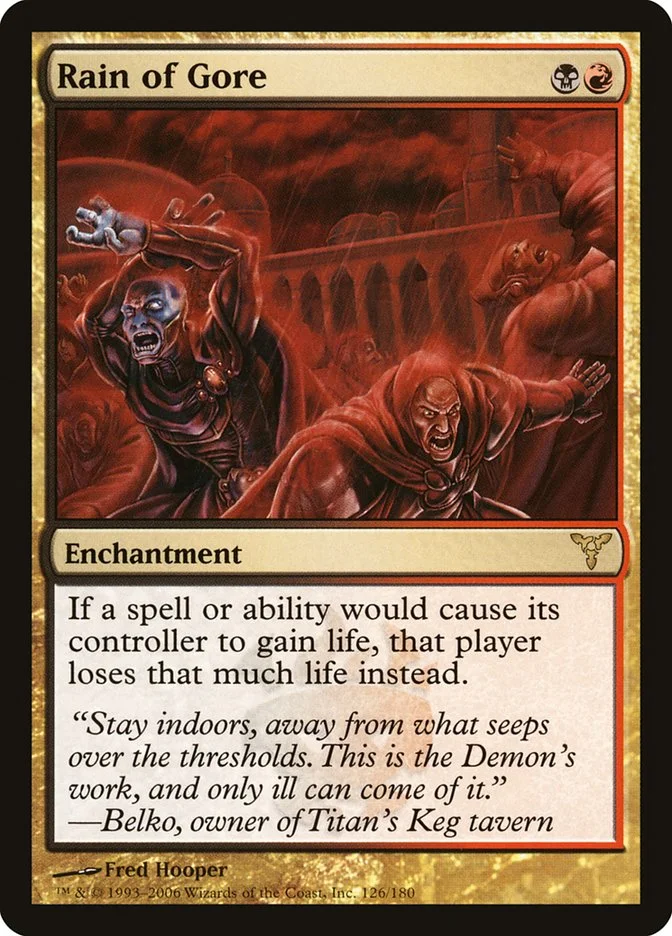 Rain of Gore (Dissension) - Magic: The Gathering in TCG Land