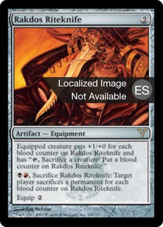Cuchillo ritual rakdos (Dissension) - Magic: The Gathering in TCG Land