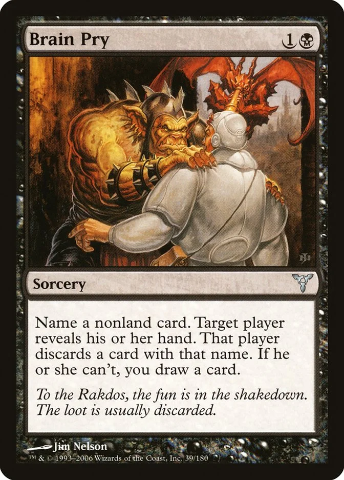 Brain Pry (Dissension) - Magic: The Gathering in TCG Land