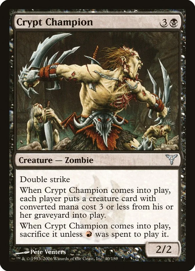 Crypt Champion (Dissension) - Magic: The Gathering in TCG Land México