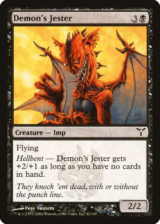 Demon's Jester (Dissension) - Magic: The Gathering in TCG Land