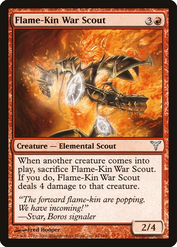 Flame-Kin War Scout (Dissension) - Magic: The Gathering in TCG Land México