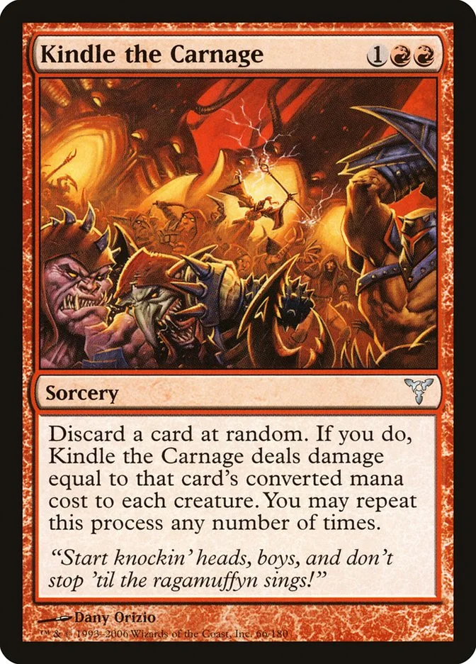 Kindle the Carnage (Dissension) - Magic: The Gathering in TCG Land México