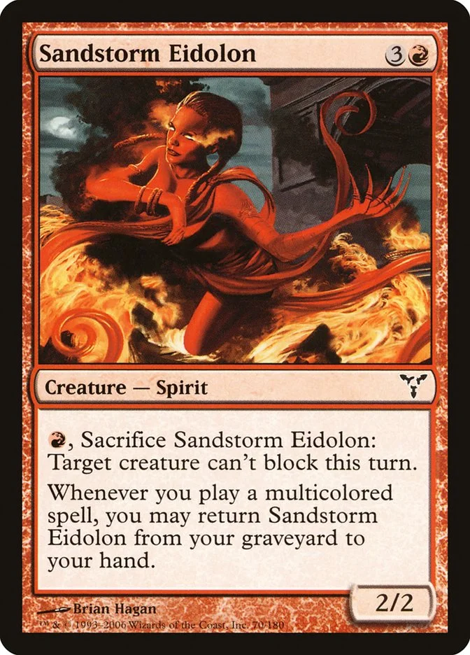 Sandstorm Eidolon (Dissension) - Magic: The Gathering in TCG Land México