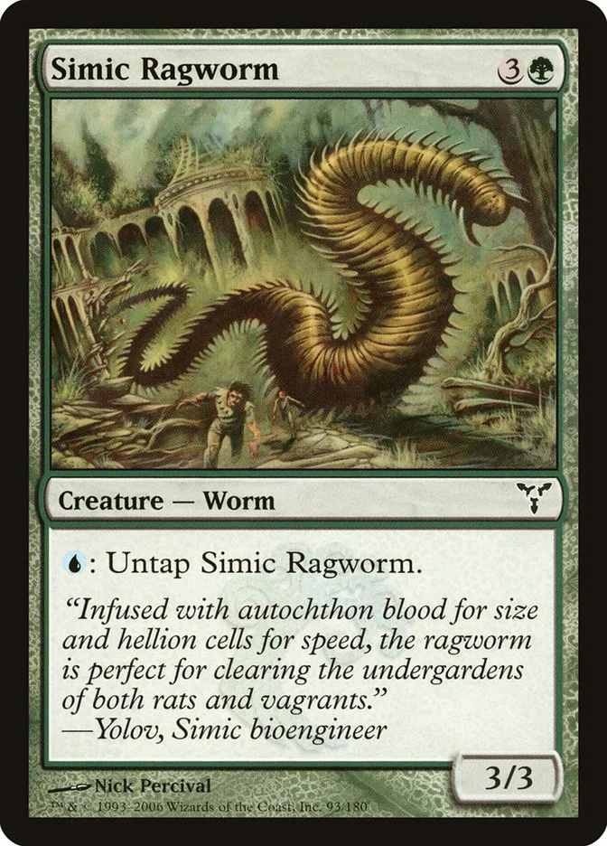 Simic Ragworm (Dissension) - Magic: The Gathering in TCG Land México