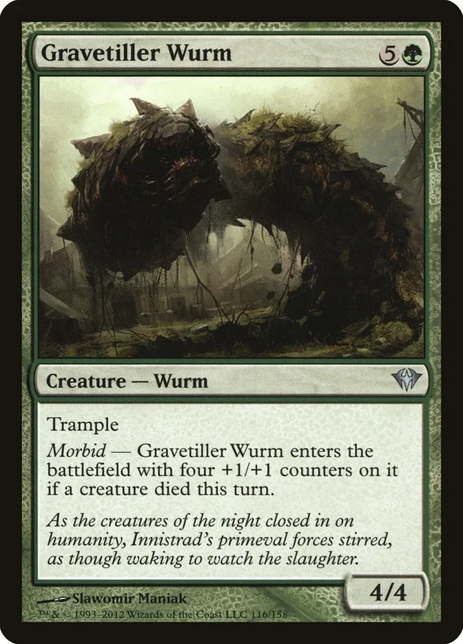 Gravetiller Wurm (Dark Ascension) - Magic: The Gathering in TCG Land