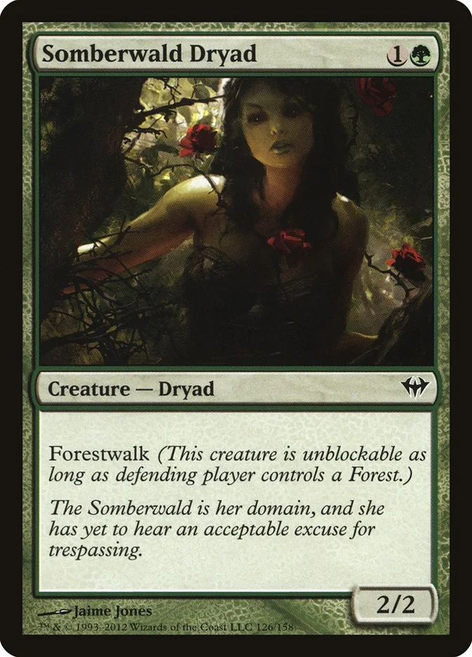 Somberwald Dryad (Dark Ascension) - Magic: The Gathering in TCG Land México