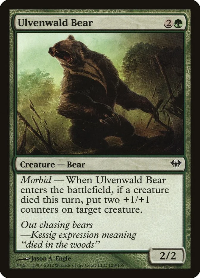 Ulvenwald Bear (Dark Ascension) - Magic: The Gathering in TCG Land