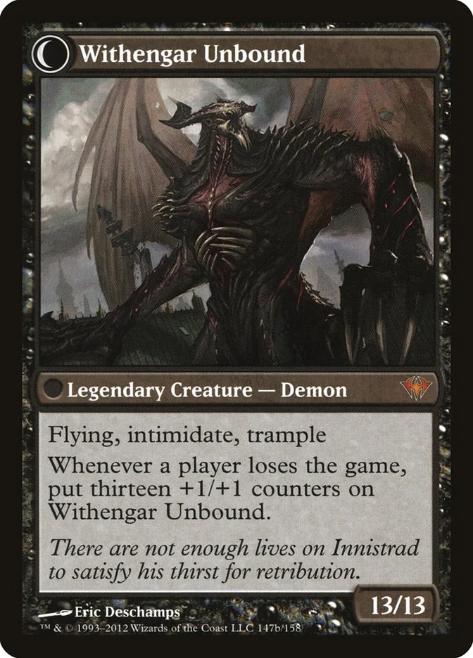 Withengar Unbound (Dark Ascension) - Magic: The Gathering in TCG Land