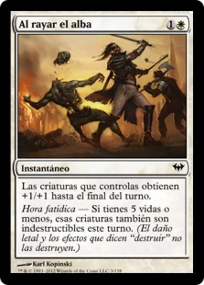 Al rayar el alba (Dark Ascension) - Magic: The Gathering in TCG Land