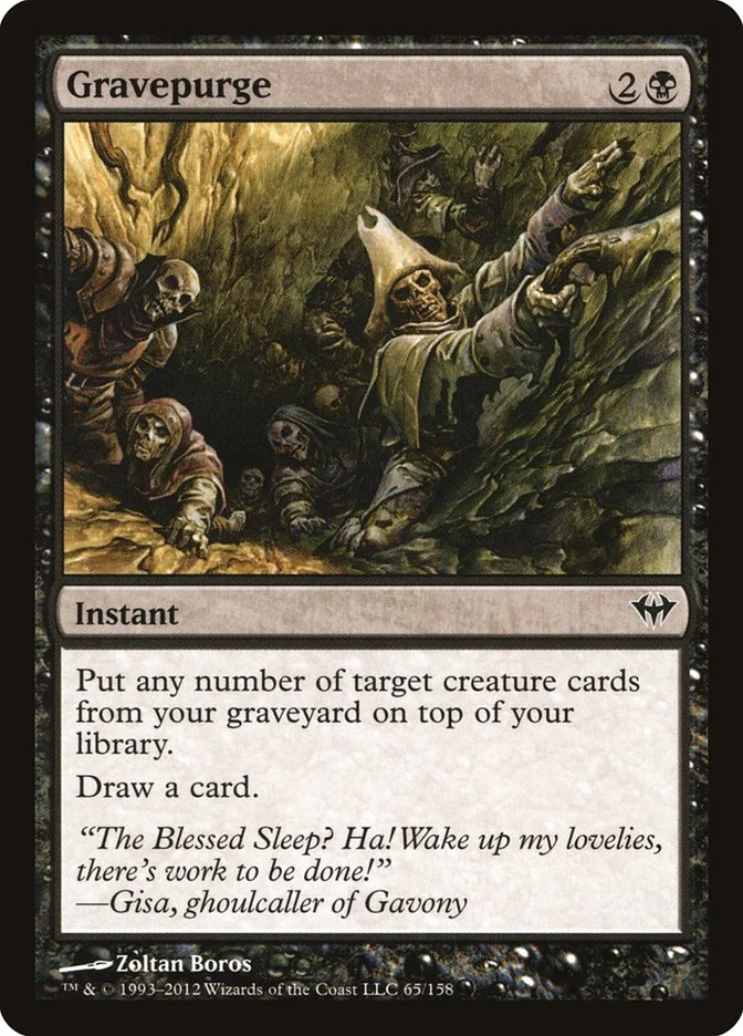 Gravepurge (Dark Ascension) - Magic: The Gathering in TCG Land