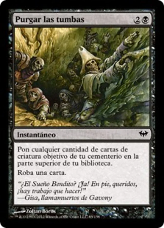 Purgar las tumbas (Dark Ascension) - Magic: The Gathering in TCG Land