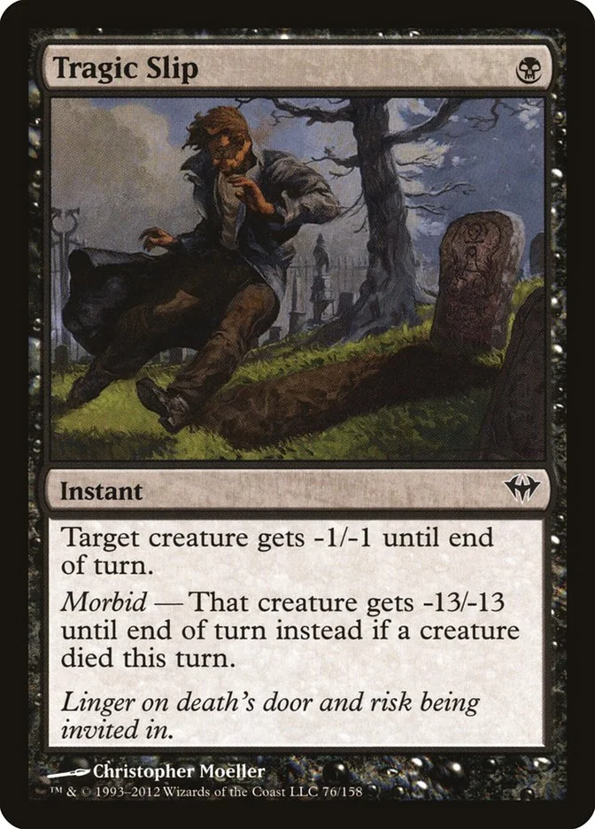 Tragic Slip (Dark Ascension) - Magic: The Gathering in TCG Land