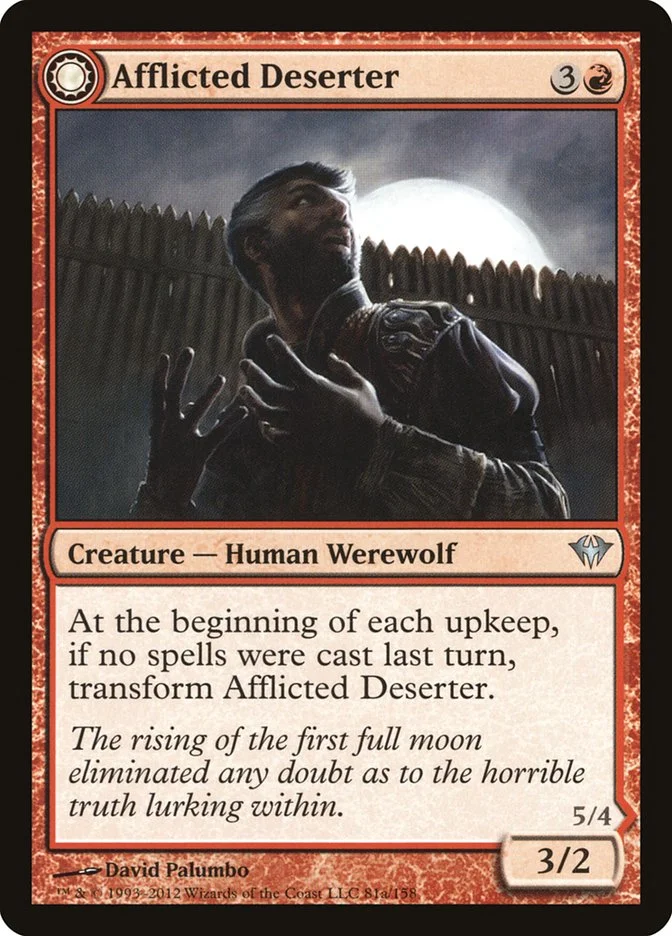 Afflicted Deserter (Dark Ascension) - Magic: The Gathering in TCG Land