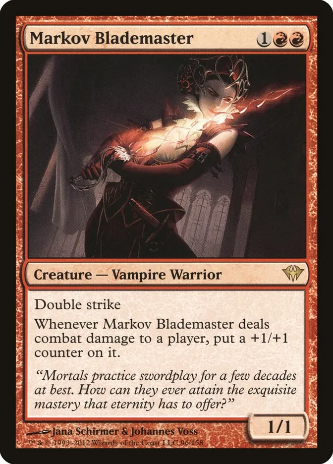 Markov Blademaster (Dark Ascension) - Magic: The Gathering in TCG Land