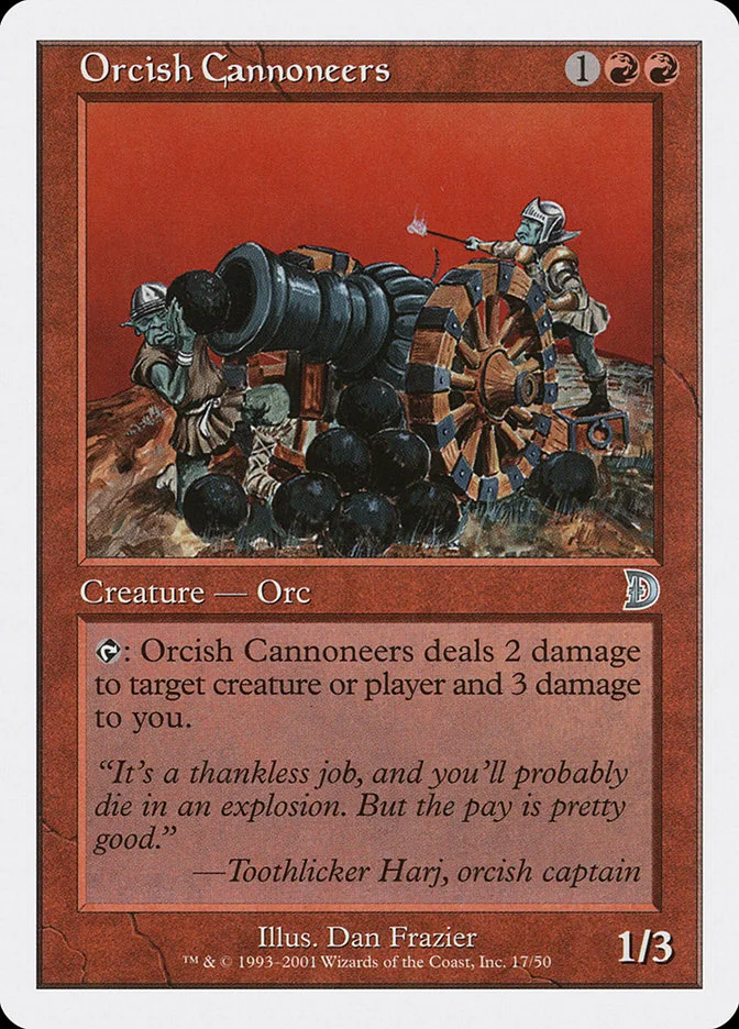 Orcish Cannoneers (Deckmasters) - Magic: The Gathering in TCG Land