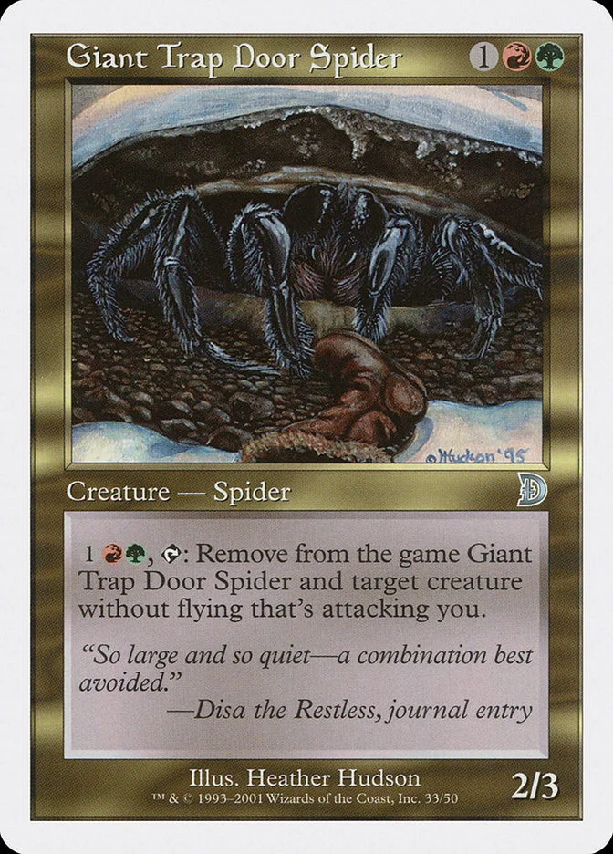 Giant Trap Door Spider (Deckmasters) - Magic: The Gathering in TCG Land México