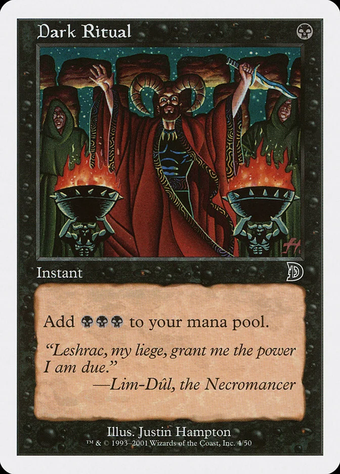 Dark Ritual (Deckmasters) - Magic: The Gathering in TCG Land
