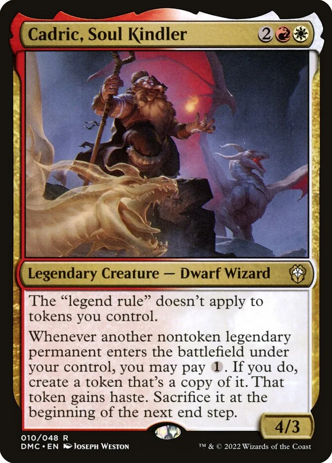 Cadric, Soul Kindler (Dominaria United Commander) - Magic: The Gathering in TCG Land