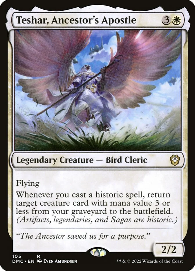 Teshar, Ancestor's Apostle (Dominaria United Commander) - Magic: The Gathering in TCG Land