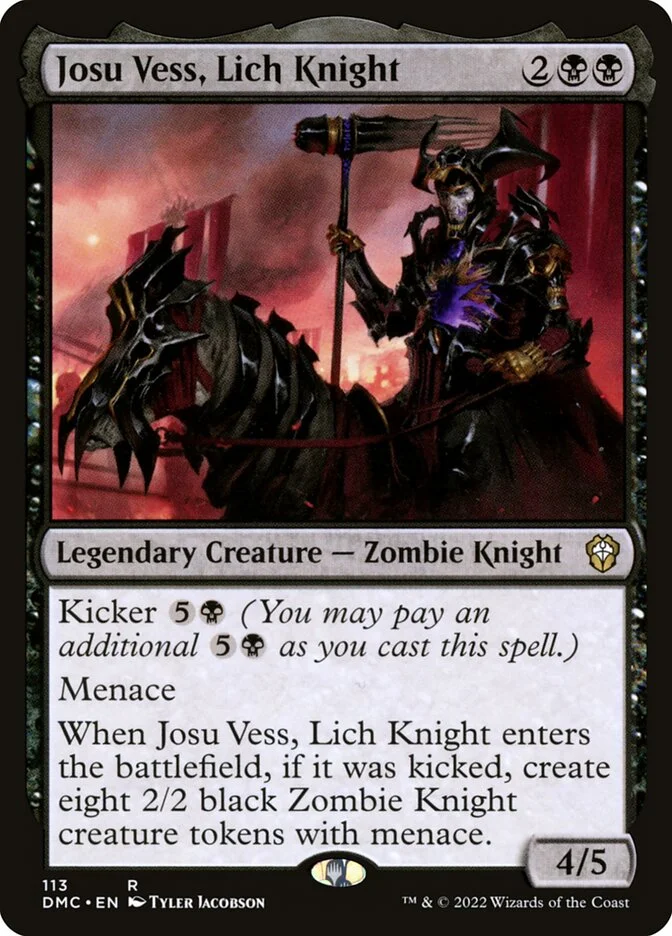 Josu Vess, Lich Knight (Dominaria United Commander) - Magic: The Gathering in TCG Land