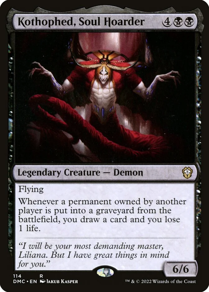 Kothophed, Soul Hoarder (Dominaria United Commander) - Magic: The Gathering in TCG Land