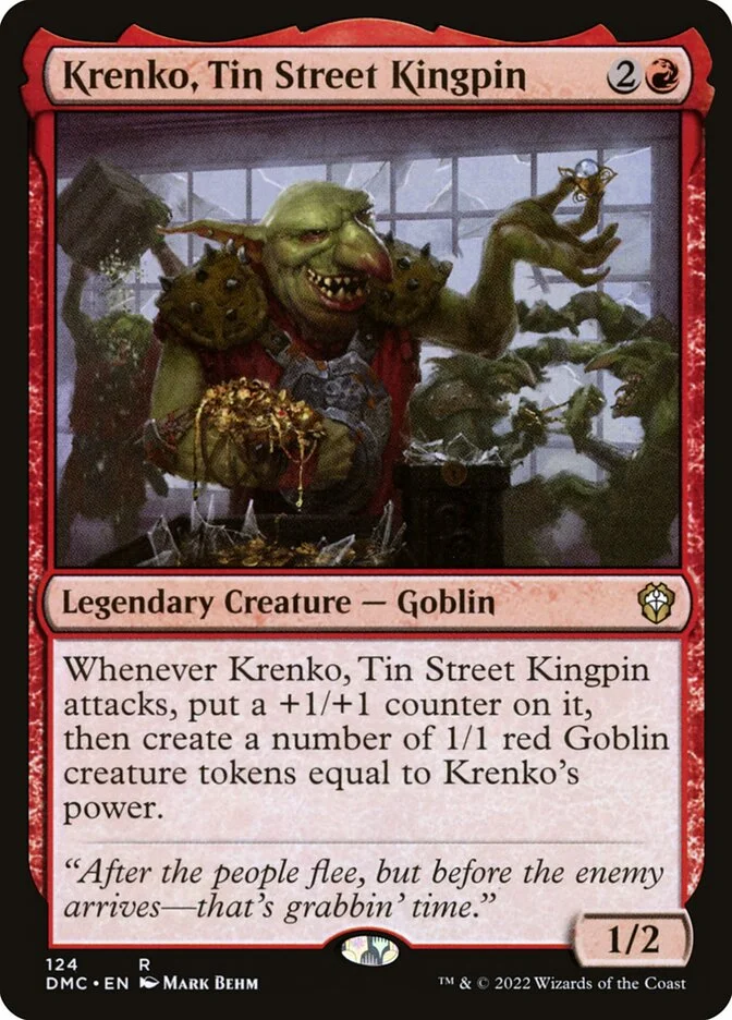 Krenko, Tin Street Kingpin (Dominaria United Commander) - Magic: The Gathering in TCG Land