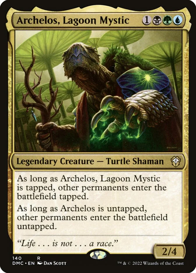 Archelos, Lagoon Mystic (Dominaria United Commander) - Magic: The Gathering in TCG Land