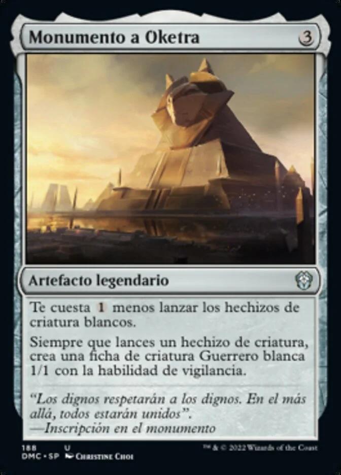 Monumento a Oketra (Dominaria United Commander) - Magic: The Gathering in TCG Land México