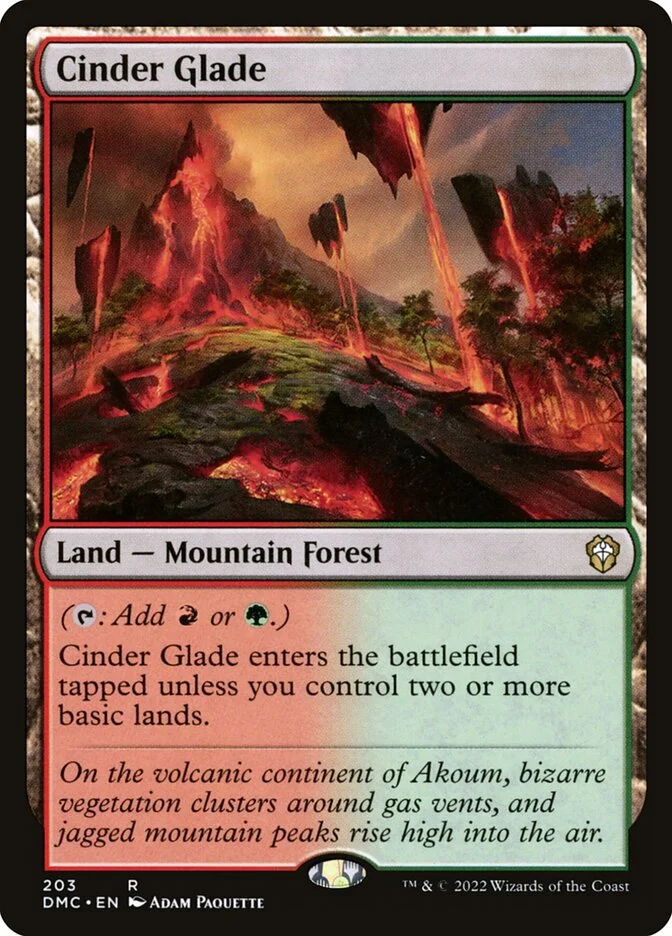 Cinder Glade (Dominaria United Commander) - Magic: The Gathering in TCG Land