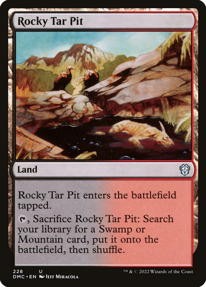 Rocky Tar Pit (Dominaria United Commander) - Magic: The Gathering in TCG Land México