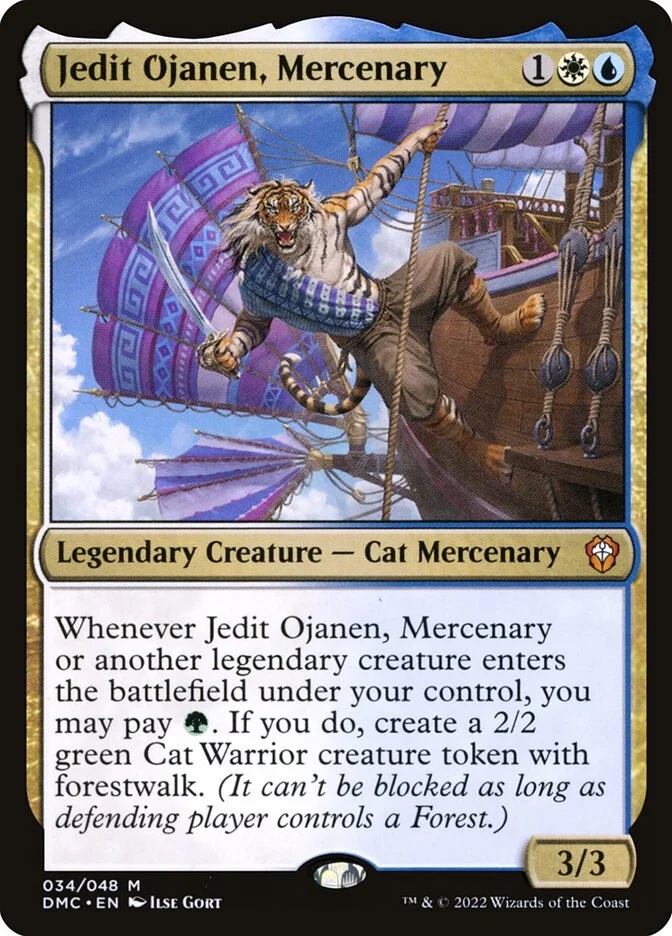 Jedit Ojanen, Mercenary (Dominaria United Commander) - Magic: The Gathering in TCG Land