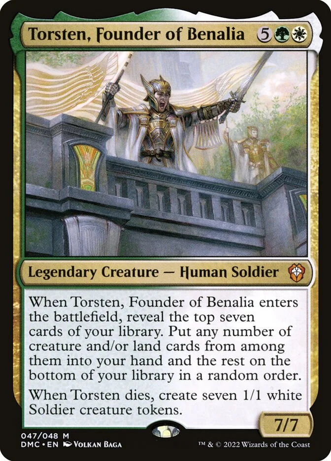 Torsten, Founder of Benalia (Dominaria United Commander) - Magic: The Gathering in TCG Land