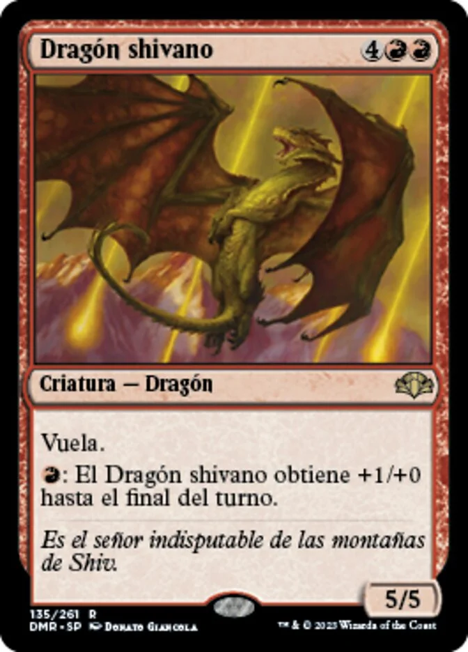 Dragón shivano (Dominaria Remastered) - Magic: The Gathering in TCG Land