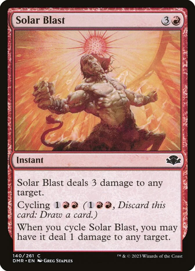 Solar Blast (Dominaria Remastered) - Magic: The Gathering in TCG Land