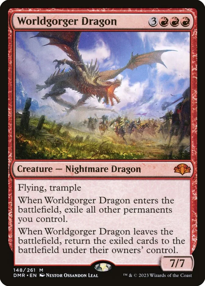 Worldgorger Dragon (Dominaria Remastered) - Magic: The Gathering in TCG Land