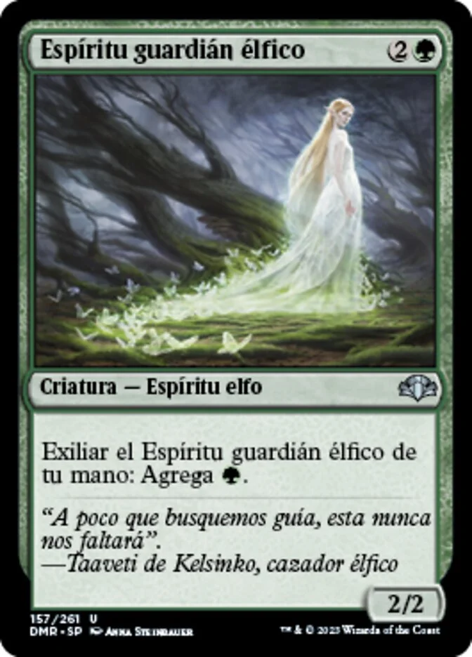 Espíritu guardián élfico (Dominaria Remastered) - Magic: The Gathering in TCG Land