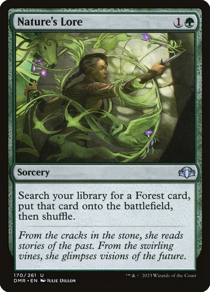 Nature's Lore (Dominaria Remastered) - Magic: The Gathering in TCG Land