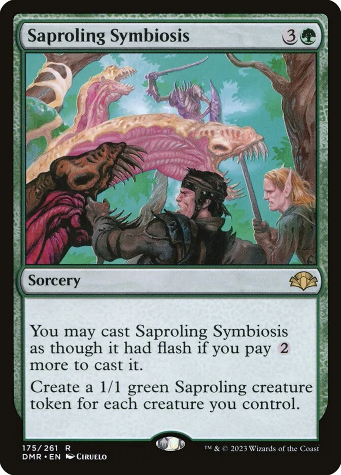 Saproling Symbiosis (Dominaria Remastered) - Magic: The Gathering in TCG Land