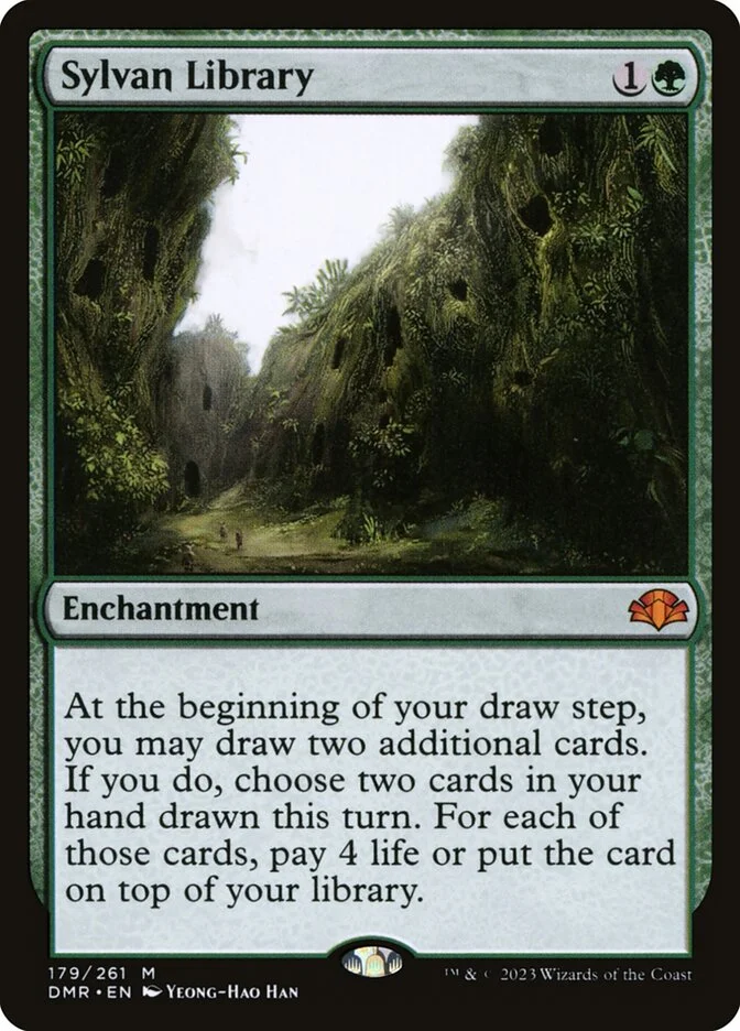 Sylvan Library (Dominaria Remastered) - Magic: The Gathering in TCG Land México