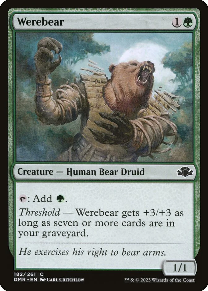 Werebear (Dominaria Remastered) - Magic: The Gathering in TCG Land México