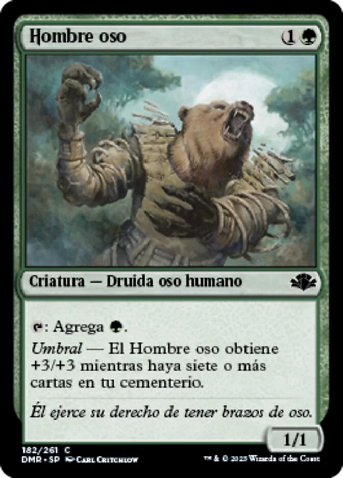 Hombre oso (Dominaria Remastered) - Magic: The Gathering in TCG Land México