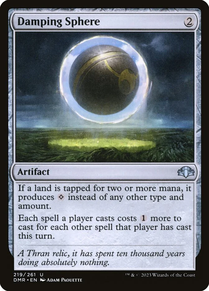 Damping Sphere (Dominaria Remastered) - Magic: The Gathering in TCG Land México