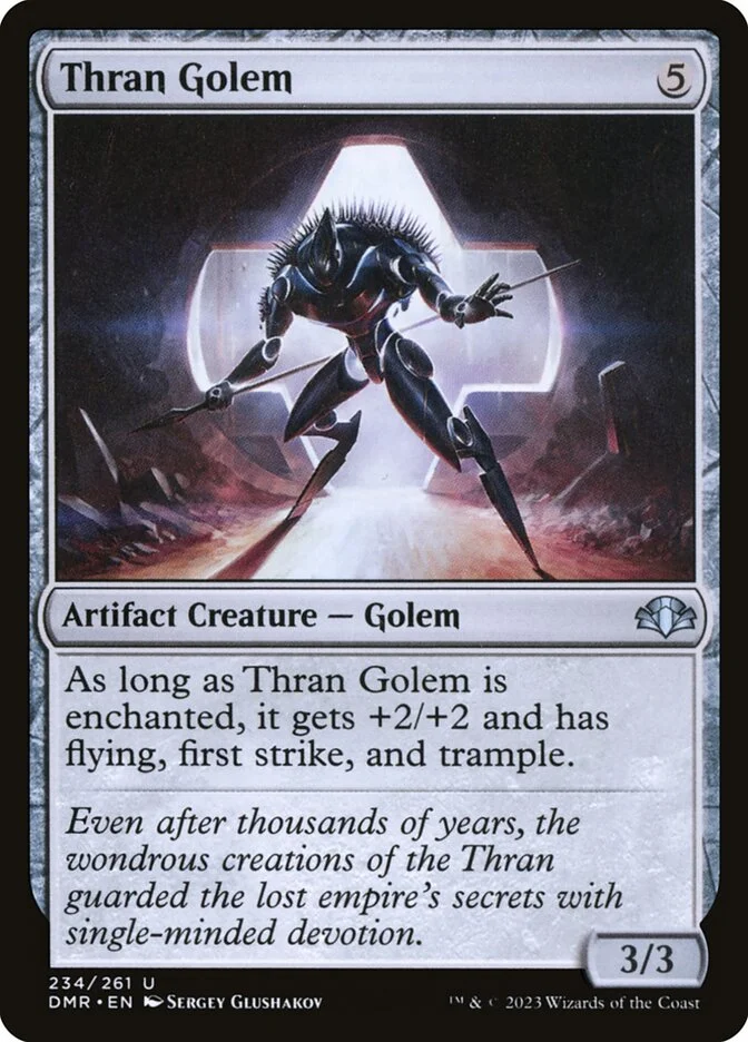 Thran Golem (Dominaria Remastered) - Magic: The Gathering in TCG Land