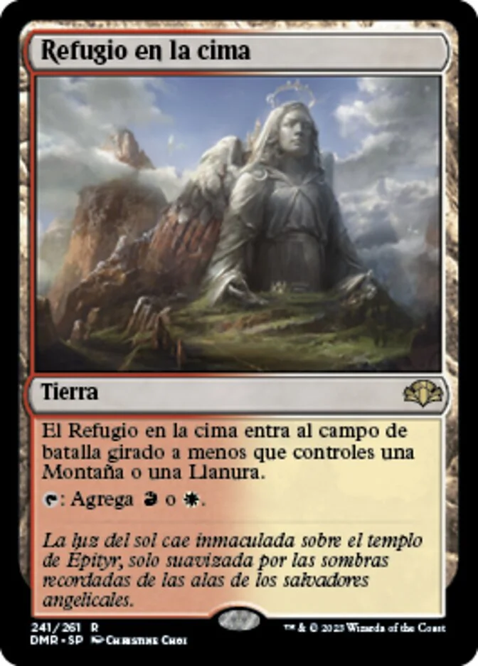 Refugio en la cima (Dominaria Remastered) - Magic: The Gathering in TCG Land México