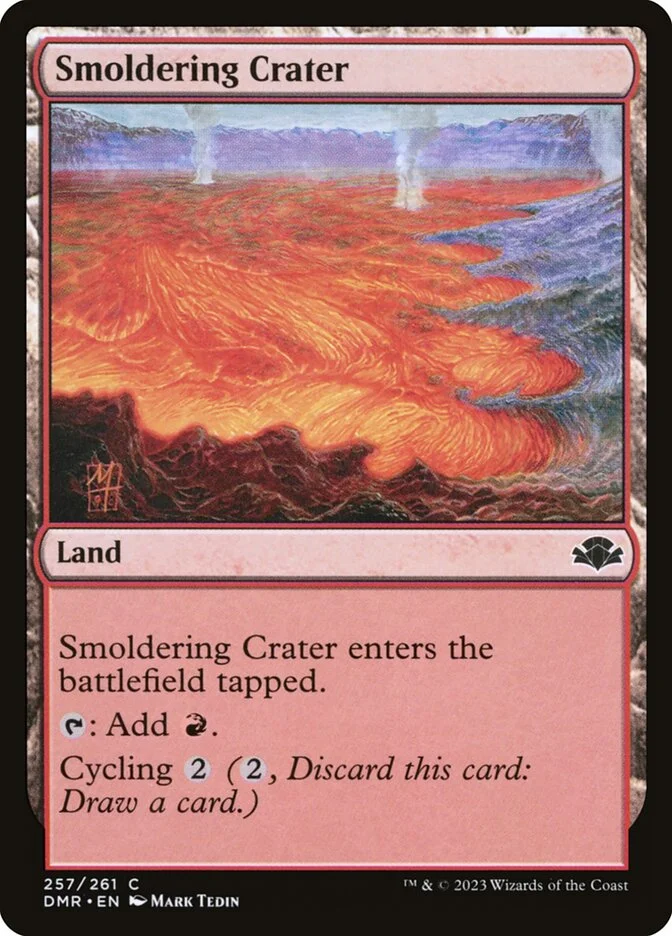 Smoldering Crater (Dominaria Remastered) - Magic: The Gathering in TCG Land México